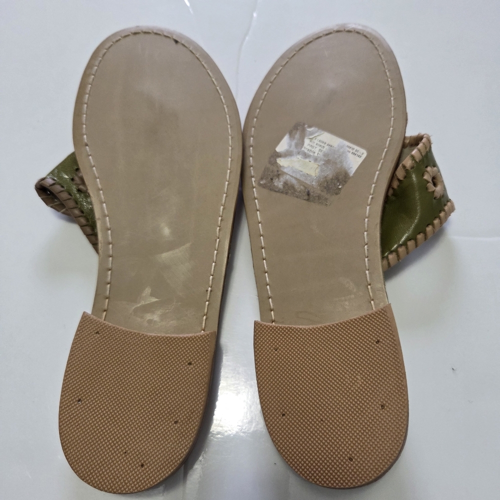 Jack Rogers Ladies Rio Navajo Thong Leather Sandals Size 8M - Picture 3 of 6